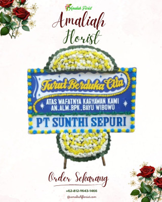 Papan Bunga Duka di Badegan