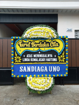 Papan Bunga Duka di Badegan